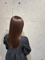 ラフ(LAF.)&nbsp;髪質改善縮毛矯正×艶ブラウンロング