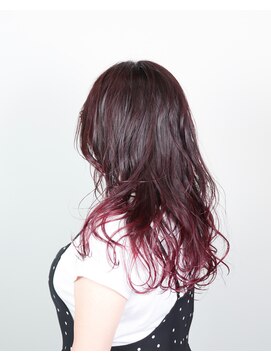 クリップ ジョイント ゴッド(CLIP JOINT GOD) ワインレッドグラデーション