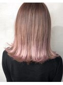 グラデーションカラー ピンクアッシュ