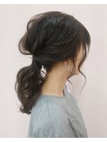 エイムヘアメイク 舟入店&nbsp;ふんわりかわいい☆ゆるっとポニー