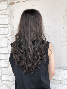 イロヘア アンジョウ(ilo.hair anjo) ブリーチなし×グレージュ