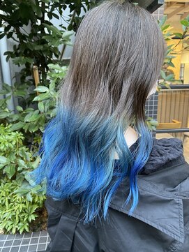 エイト 上野店(EIGHT ueno) グラデーションカラー/ブルー