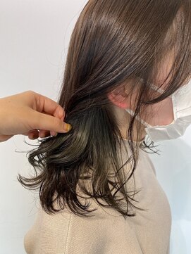 アドラーブル 長岡新保店(adorable) 大人かわいい☆外国人風イルミナカラー♪透明感ベージュ