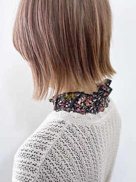 モリオフロムロンドン 松戸店(Morio from London) 【松戸　ムラマツ】ショートボブ　ペールピンク　韓国風