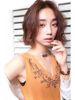 クレドガーデン 浦和店(CRED GARDEN) 大人可愛い 前髪なしボブ ショコラベージュ 20代30代40代q1