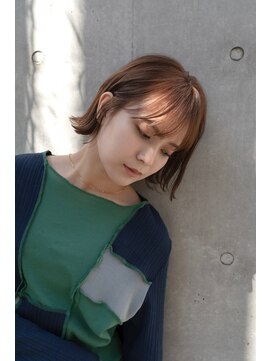 ピズム(PISM) ショコラアッシュ/外ハネヘア/ワンレンボブ/カールヘア