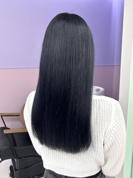 ガーランド(Girland) 【girland】暗めブルーブラック 韓国風/レイヤーカット