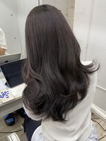 シーン(seen)&nbsp;【くびれヘア×ラベンダーグレージュ】小顔カット　前髪