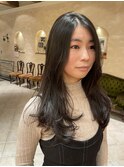 ロング/セミロング/黒髪/レイヤーカット/銀座/有楽町