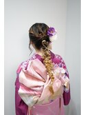 【成人式】ヘアアレンジ&メイク&着付け