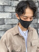 ブリッツバイレボ 船橋(BLITZ by REVO)&nbsp;ウルフ/アッシュブラック/カルマパーマ/ベリーショート[船橋駅]