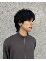 マノハル(MANOHARU)&nbsp;ウルフ/センターパート/ニュアンスパーマ