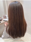 大人かわいい☆柔らかい印象のストレート♪髪質改善ストレート