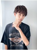 ソフトメンズマッシュパーマツーブロ☆横浜