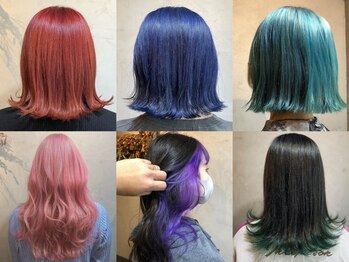 ベイス トリートメント専門店(BASE)の写真/髪質改善しながら高発色カラーリング★トリートメント専門店ならではのトリートメント付きクーポンあり◎