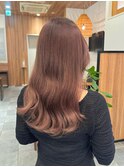 レイヤーカット＊ピンクベージュ