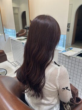 ファスナーグランデ(fustener grande) ピンクベージュ×ムルギョル巻き