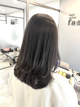 フェイス 札幌麻生店(face) 【透明感カラー】大人グレージュ　30代40代