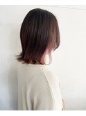 イヤリングカラーピンク