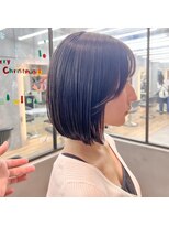 ロンドシエル 横浜(Lond ciel)&nbsp;【横浜】小顔ネビージュ黒髪秋色透明感カラーワンレンボブルフ