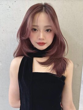 ソヨン 栄店(SOYON) ワンホンレイヤー/ハイトーン/パールピンク