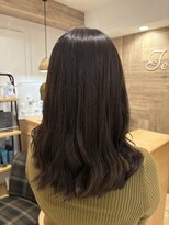 テラス(Terrace) 【Terrace】セミロングレイヤー×グレージュ