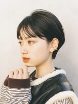 ガーデンヨコハマ(GARDEN YOKOHAMA) ショート チェリーブラウン デジタルパーマ 丸型 卵型 四角