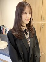 スムーク(smuk)&nbsp;【smuk/釣部宥依】ロングレイヤー/艶ブラウン