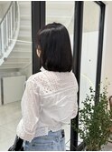 「evri」肩長さボブ　ワンカールボブ　ワンカールミディアム
