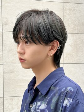 エルマーク 渋谷(L-MARK) シースルーマッシュブリーチダブルカラーフェイスフレーミング