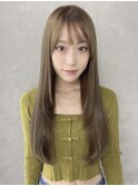 熊本 透明感カラー 韓国風スタイル Una Yumika