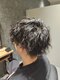オーラ(Aura.)の写真/【新森古市駅徒歩3分】メンズも大歓迎！経験豊富なstylistによる再現性の高いパーマは忙しい朝の時短にも◎