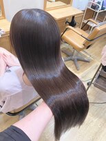 ジップ 稲毛店(ZIP) 暗髪透明感ヘアグレージュブルージュストレートボブ