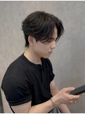 ダウンパーマ/韓国風センターパート