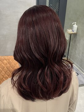 シャルムバイケンジ(Charm.by KENJE) 赤髪/艶髪/髪質改善/レッドカラー/韓国レイヤー/オージュア