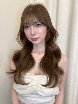 ボタン ハカタ(VOTAN hakata) 【ろみおStyle】レイヤーカット/マロンベージュ/前髪カット/福岡