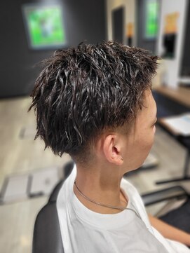 ルシードスタイル ボーグル岐阜店(LUCIDO STYLE BOGL) 【ツイストピンパーマ】無造作×束感ショートで男らしくキマる