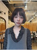 レイヤーボブ/ミニボブ/ニュアンスパーマ/顔周りカット/20代30代