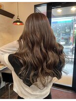 ボアップ 難波店(boappu)&nbsp;#プルエクステ#エクステ#ブラウン#カラー#ロングヘア