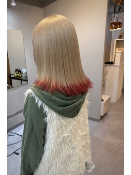 ミリ 北千住(millit) 毛先カラー