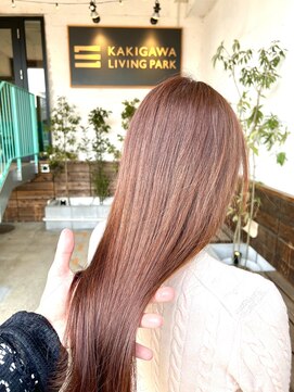 NOVA【ノヴァ】【4月1日NEW OPEN(予定)】 ★ブリーチなし★アプリコットカラー