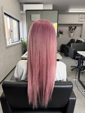 ニコ サガ(NIKO Saga) 佐賀市美容室/ピンクカラー/ボルドカラー/韓国ヘア/ブラウン