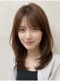 髪質改善トリートメント艶髪レイヤーくびれ前下がりボブ