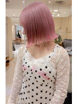 モリオ フロム ロンドン サッポロファクトリー店(morio FROM LONDON)&nbsp;morio 札幌　ピンクカラー　ブリーチカラー