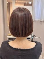 カミノワ(kaminowa)&nbsp;艶色ミニボブ/40代/50代/白髪ぼかし/脱白髪染め/丸型