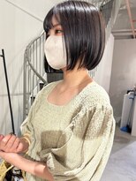 アトレ 梅田店(attrait)&nbsp;グレージュボブ×透明感カラー。上質な艶感を叶える