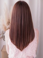 カバーヘアアンドスパ ブリス 浦和(COVER HAIR&SPA bliss)&nbsp;小顔ロングウルフカットピンクベージュブリーチなし20代a浦和
