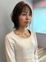 アトリエ タキ(atelier.taki)&nbsp;大人ショート 外ハネ レイヤーカット ナチュラルブラウン