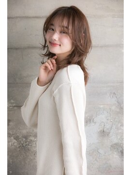 ミンクス 原宿店(MINX) 軽めスタイル ウルフミディアム