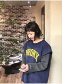 夏、外ハネ